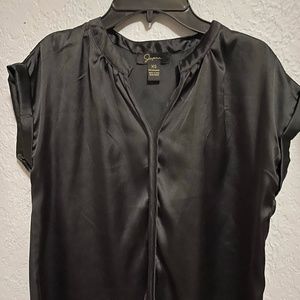 Black Satin Top